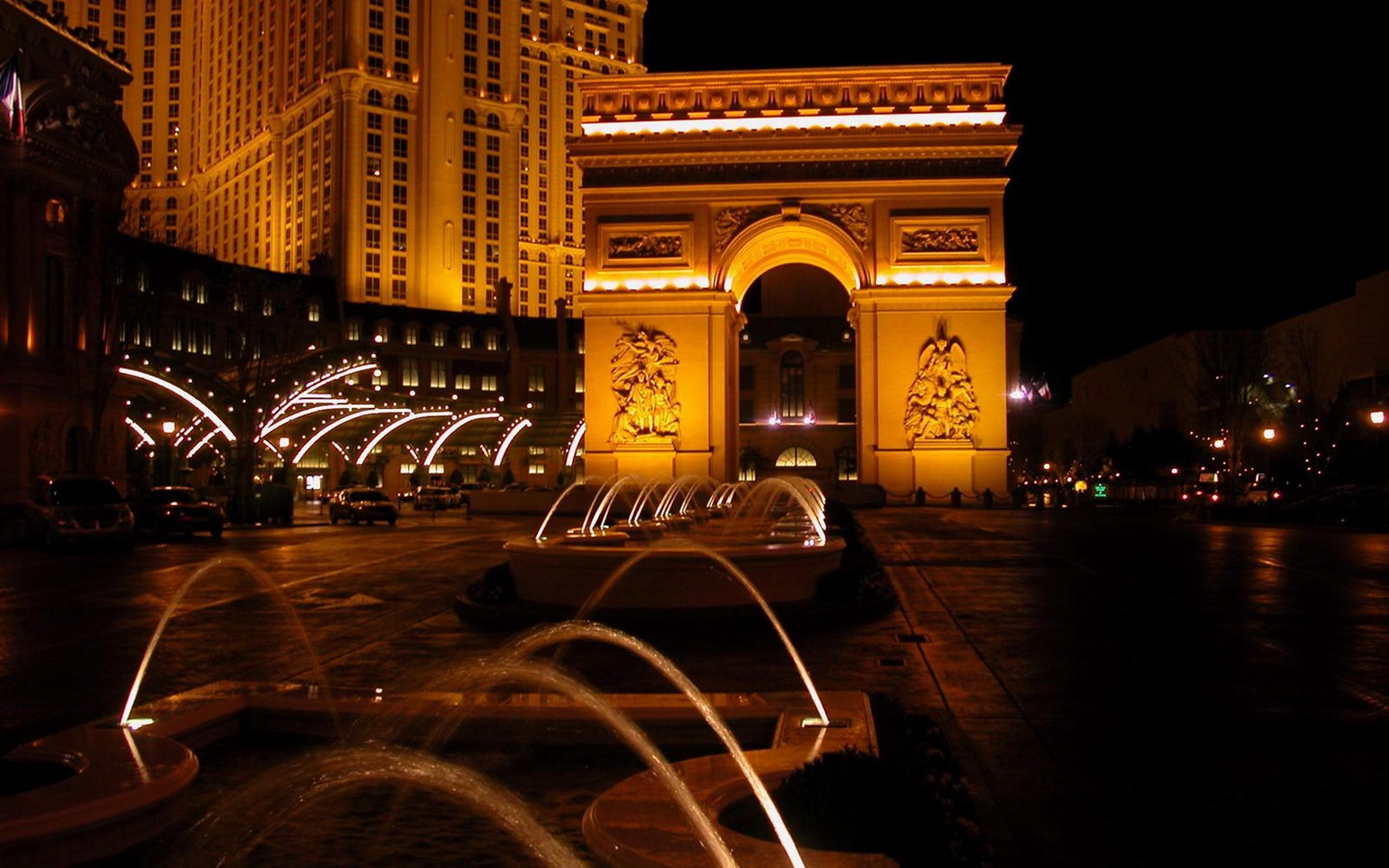 Glamorous Las Vegas la ciudad de Wallpaper #52 - 1440x900