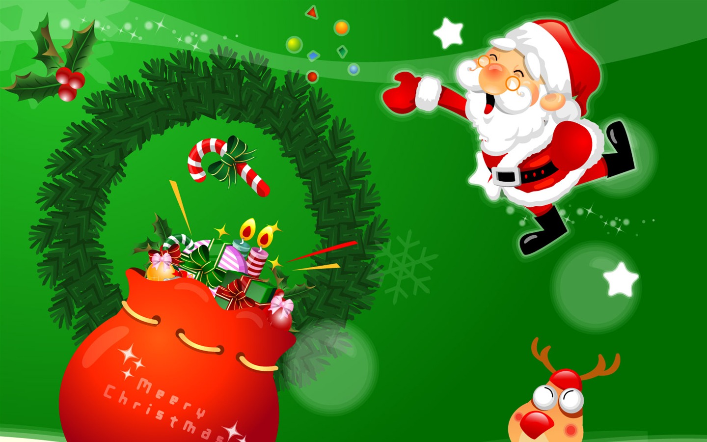 Christmas landscaping series wallpaper (10) #1 - 1440x900