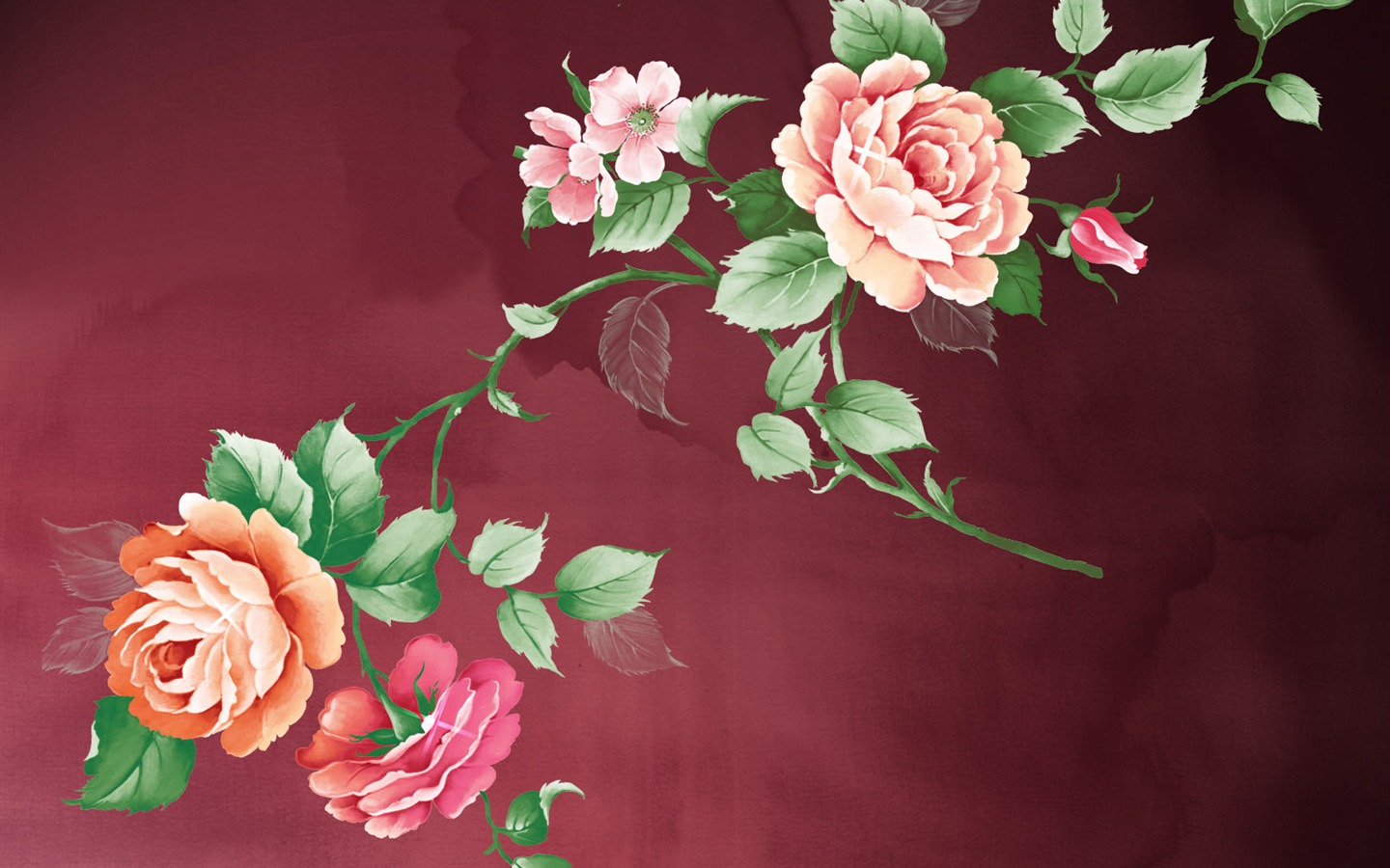 合成花卉 高清壁紙 #2 - 1440x900
