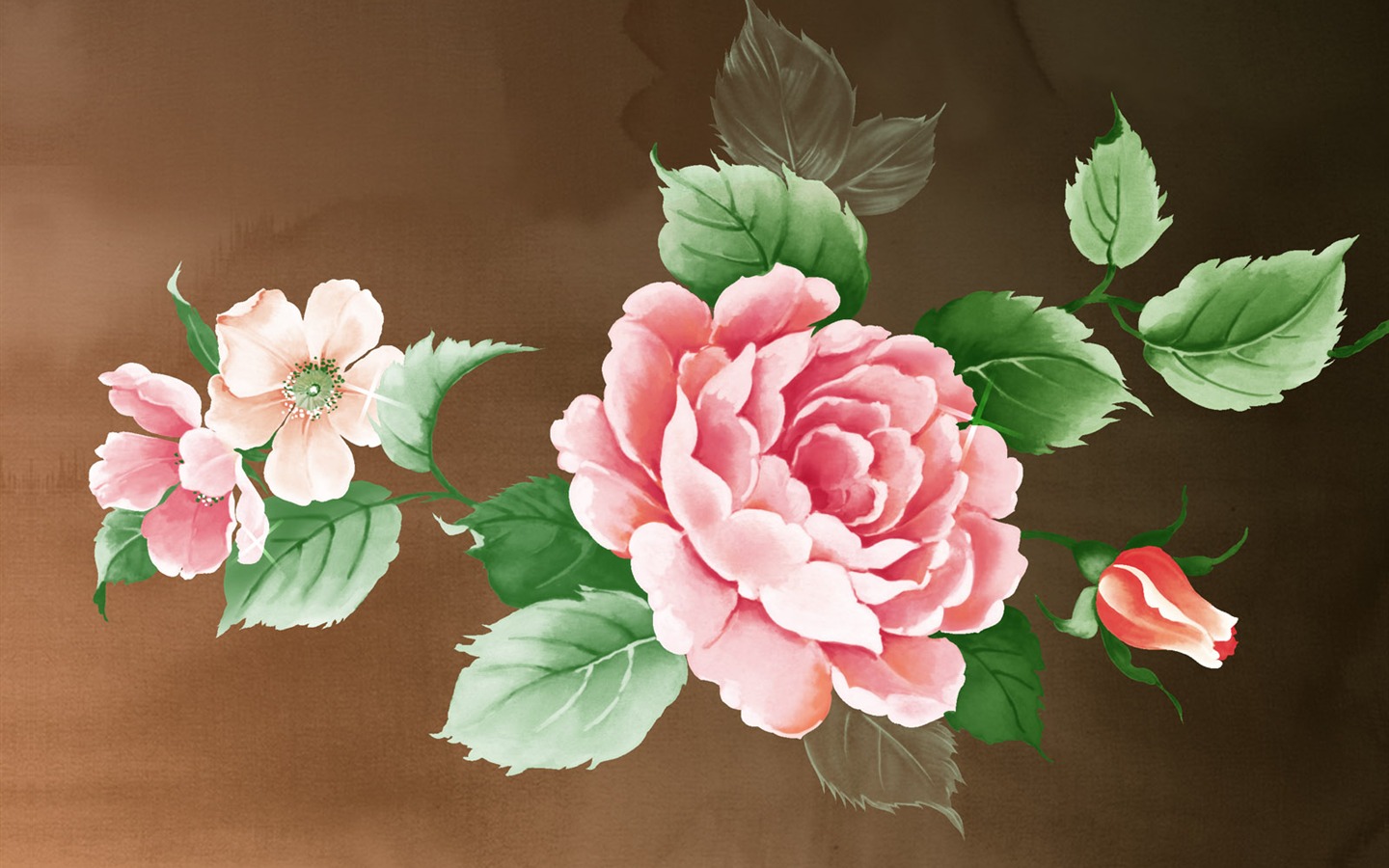 合成花卉 高清壁纸25 - 1440x900