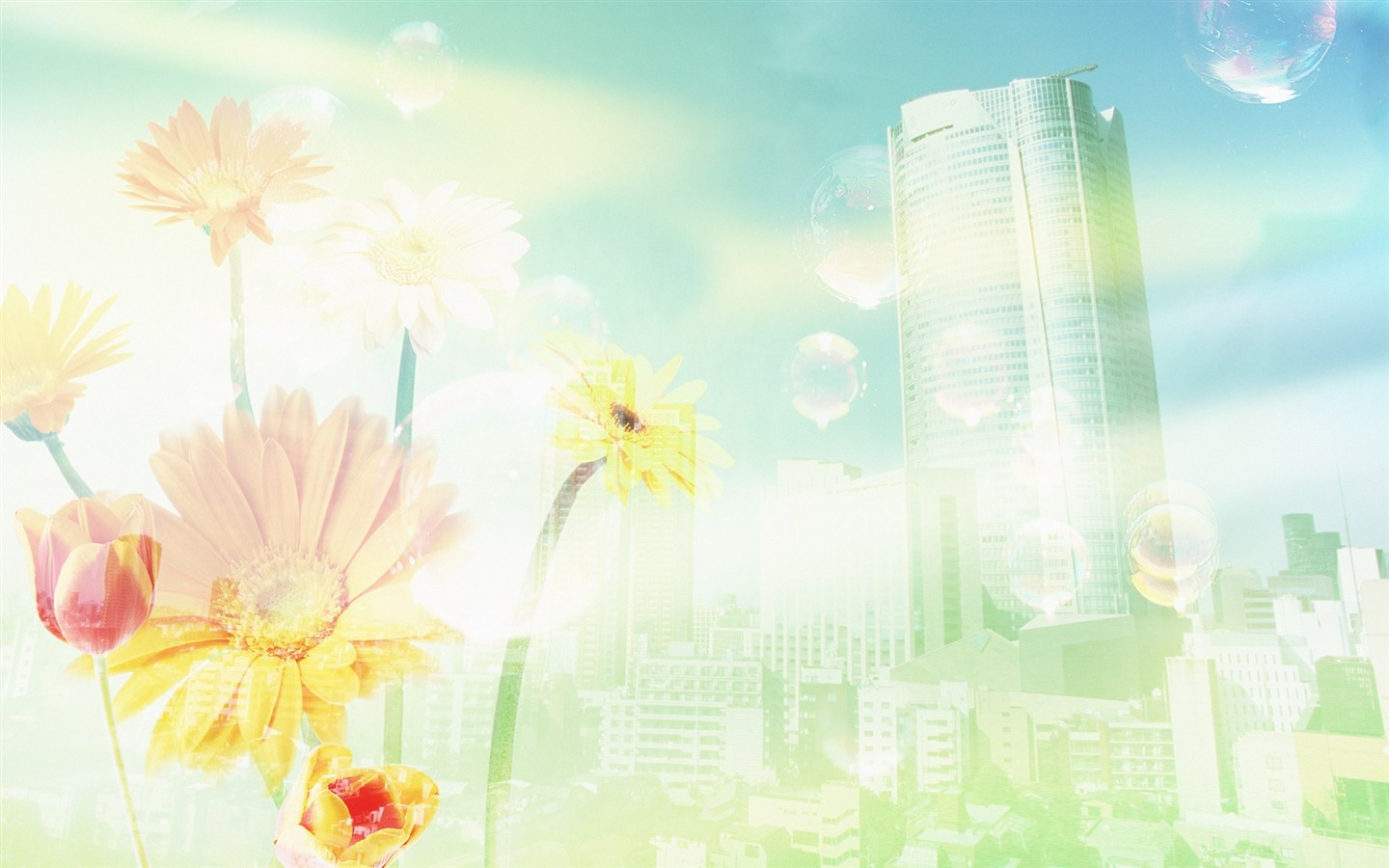 綠色環境主題PS壁紙 #3 - 1440x900