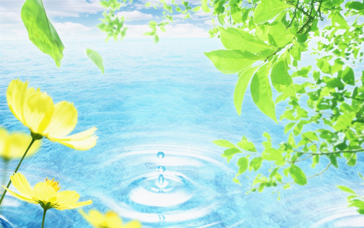 綠色環境主題PS壁紙 #6 - 1440x900