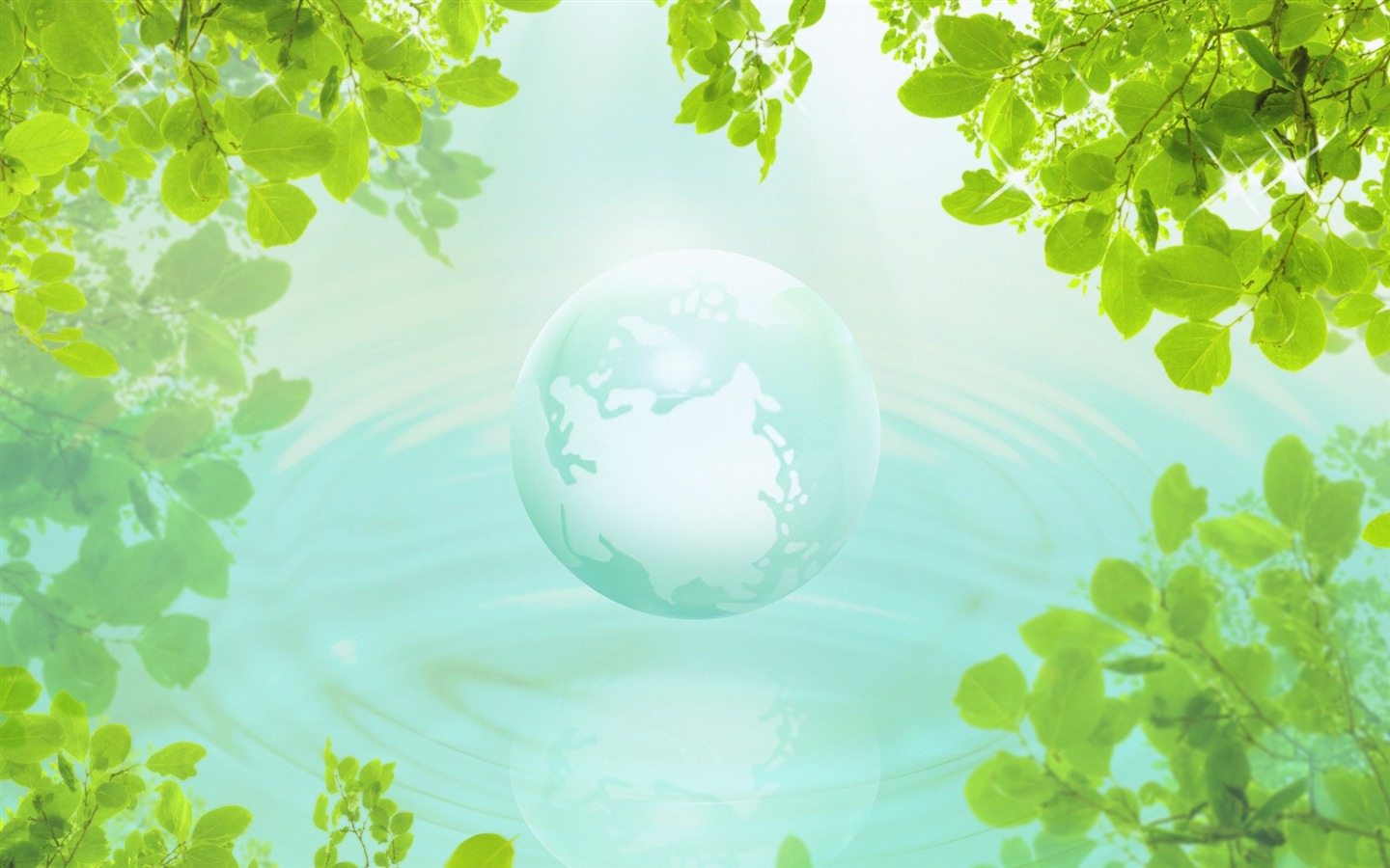 zelená témata životního prostředí PS Wallpaper #14 - 1440x900