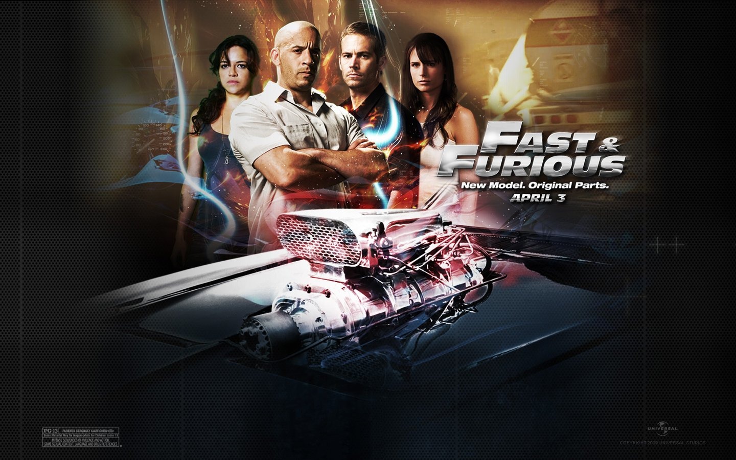 Fond d'écran Fast and Furious 4 #1 - 1440x900