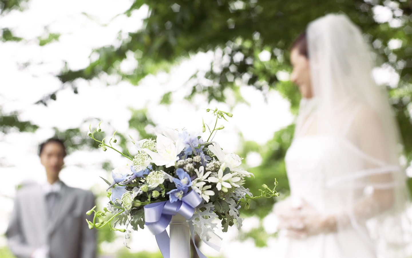 婚禮婚戒鮮花壁紙(二) #5 - 1440x900