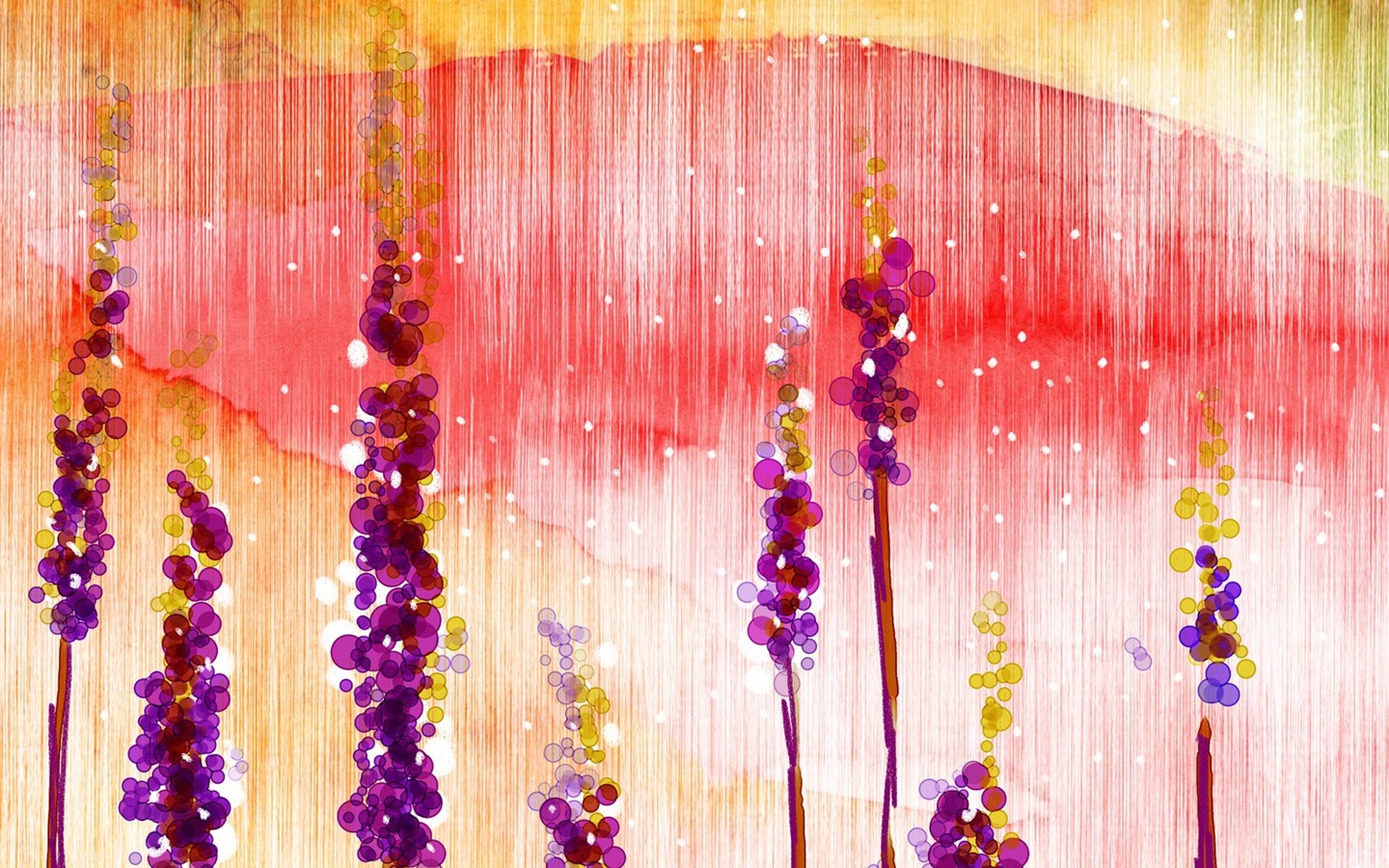 Květinová wallpaper ilustrace design #11 - 1440x900