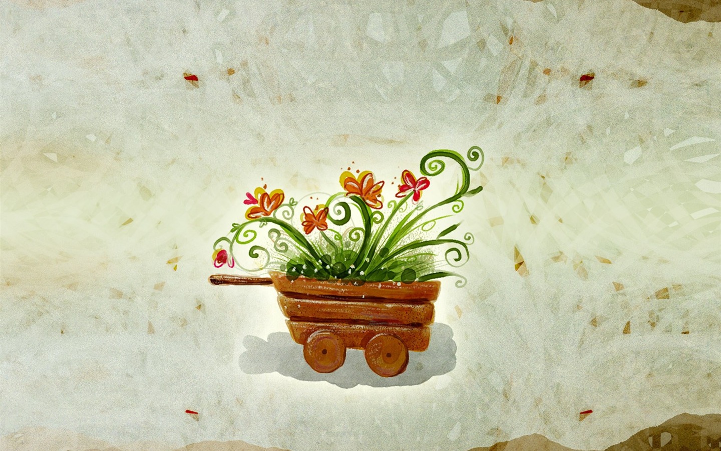 Květinová wallpaper ilustrace design #18 - 1440x900