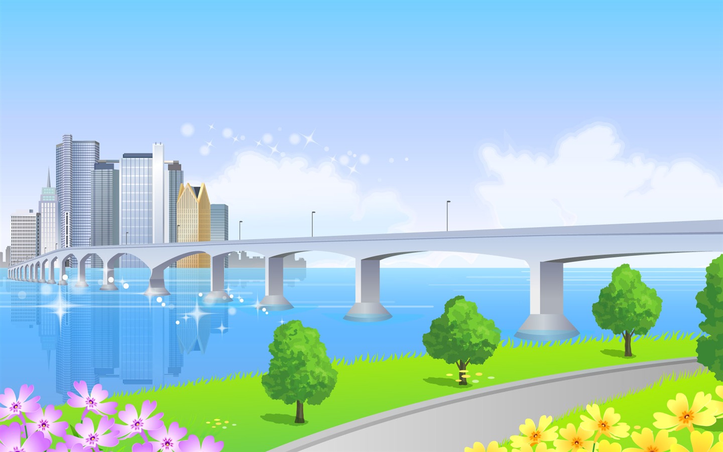 矢量風光合集壁紙(一) #15 - 1440x900