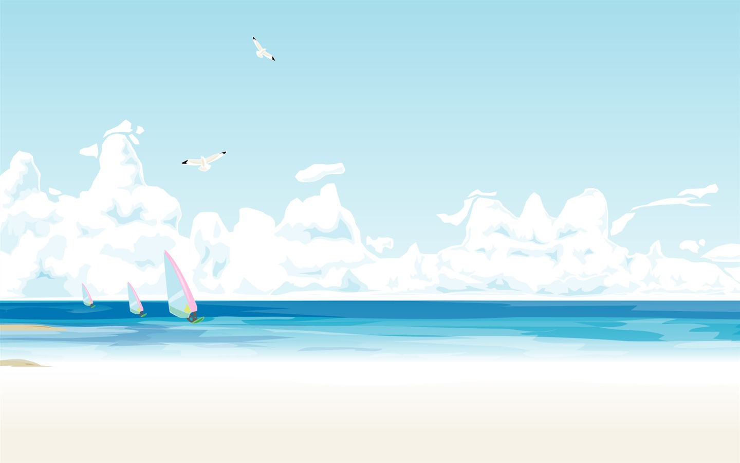 Vector Scenery Collection Wallpapers (2) #16 - 1440x900
