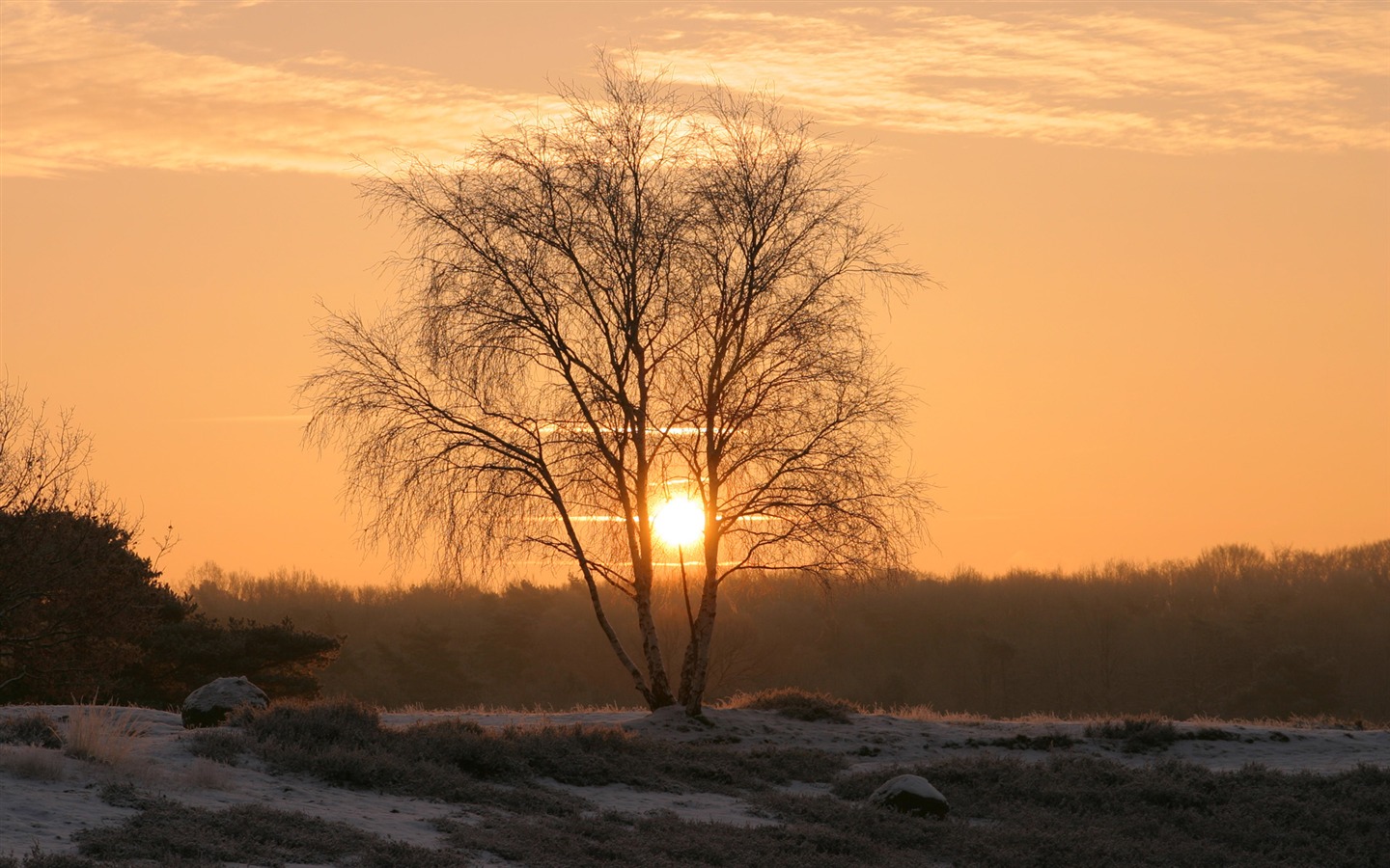 Glow du coucher du soleil HD Wallpaper exquise (1) #16 - 1440x900