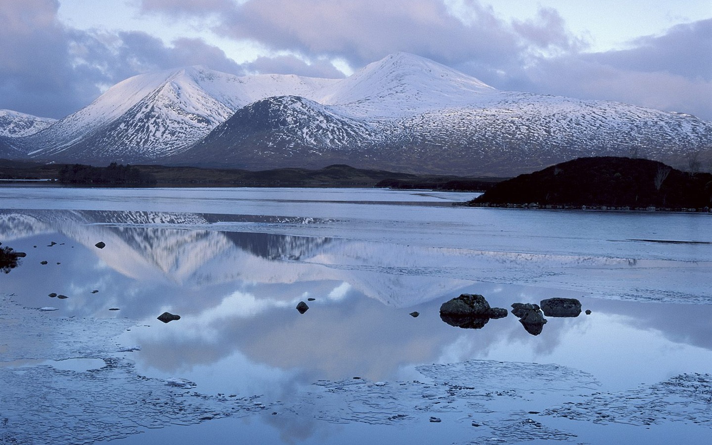lacs et de montagnes magnifiques fonds d'écran #15 - 1440x900