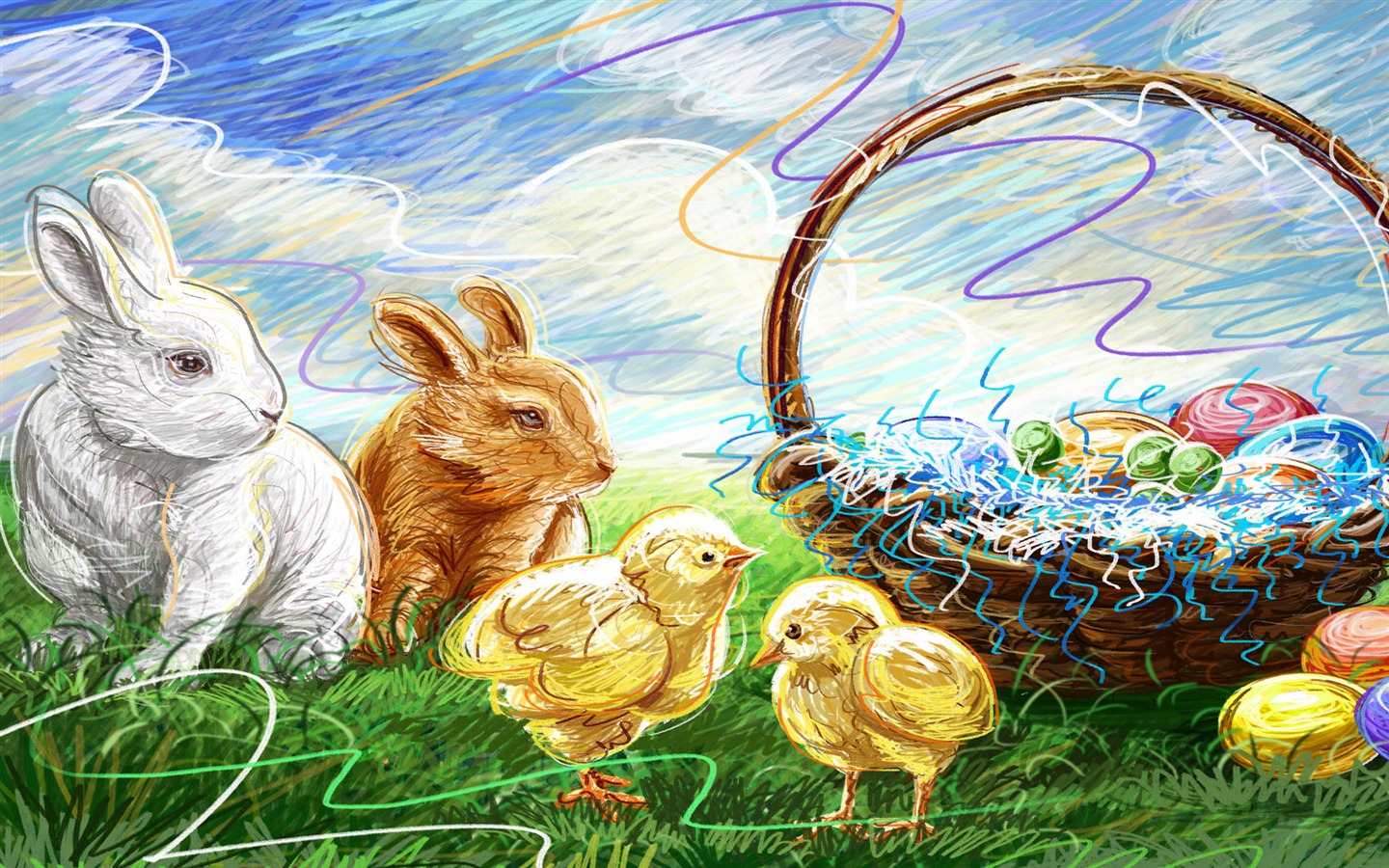 Easter wallpaper album (4) #8 - 1440x900