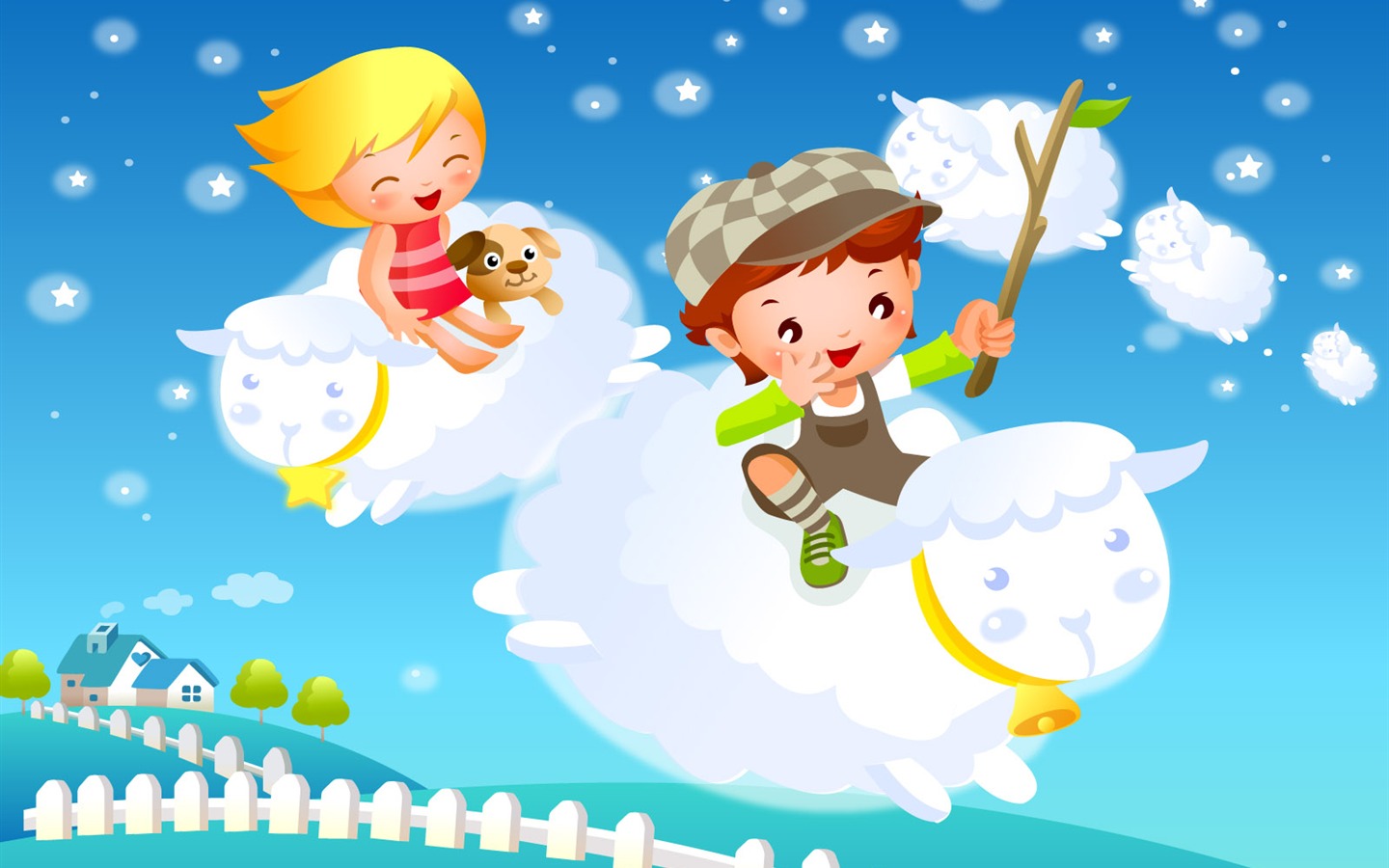 Childhood Dreams Cartoon Wallpaper (1) #11 - 1440x900