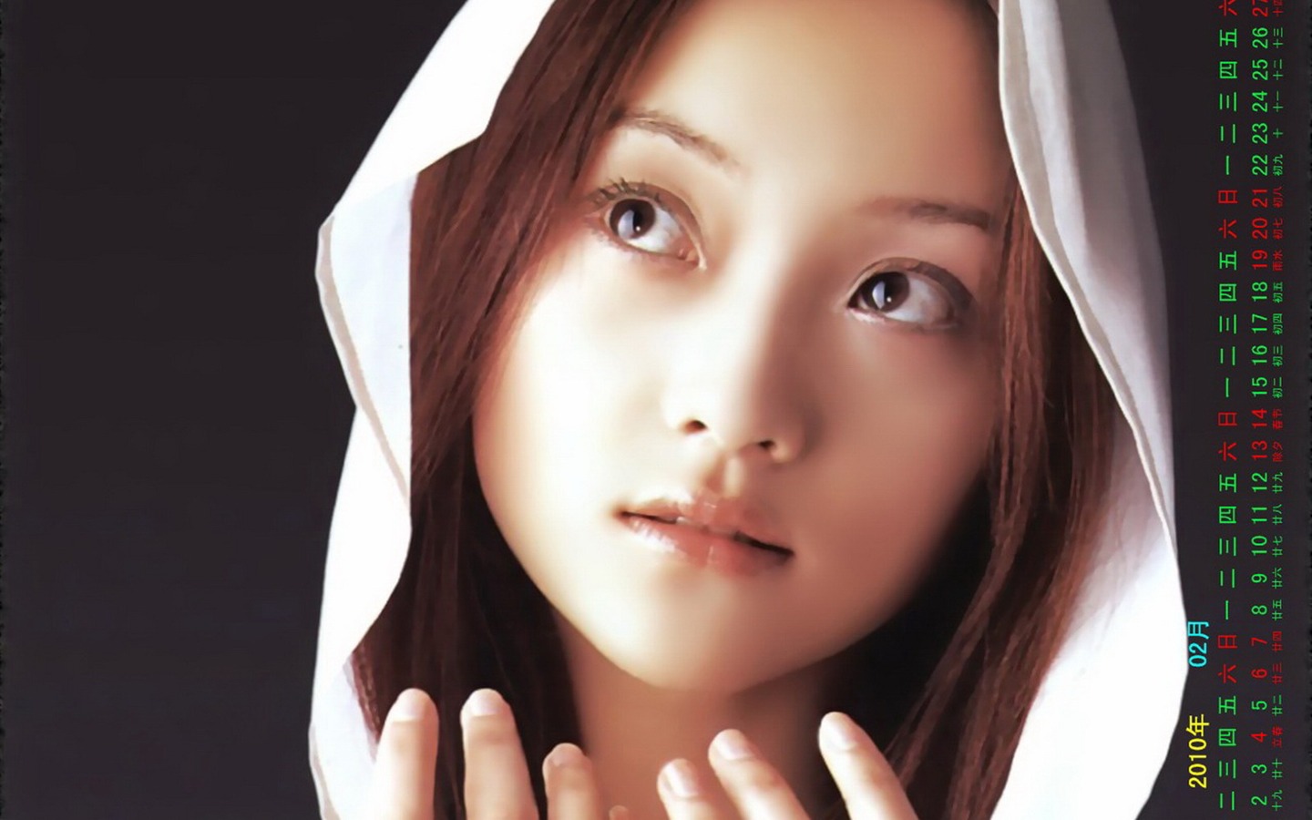 2010年2月明星日曆壁紙 #17 - 1440x900