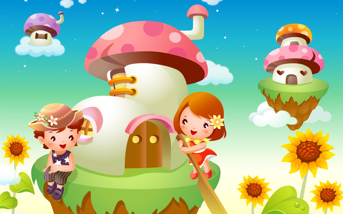 卡通夢幻童年壁紙(二) #18 - 1440x900