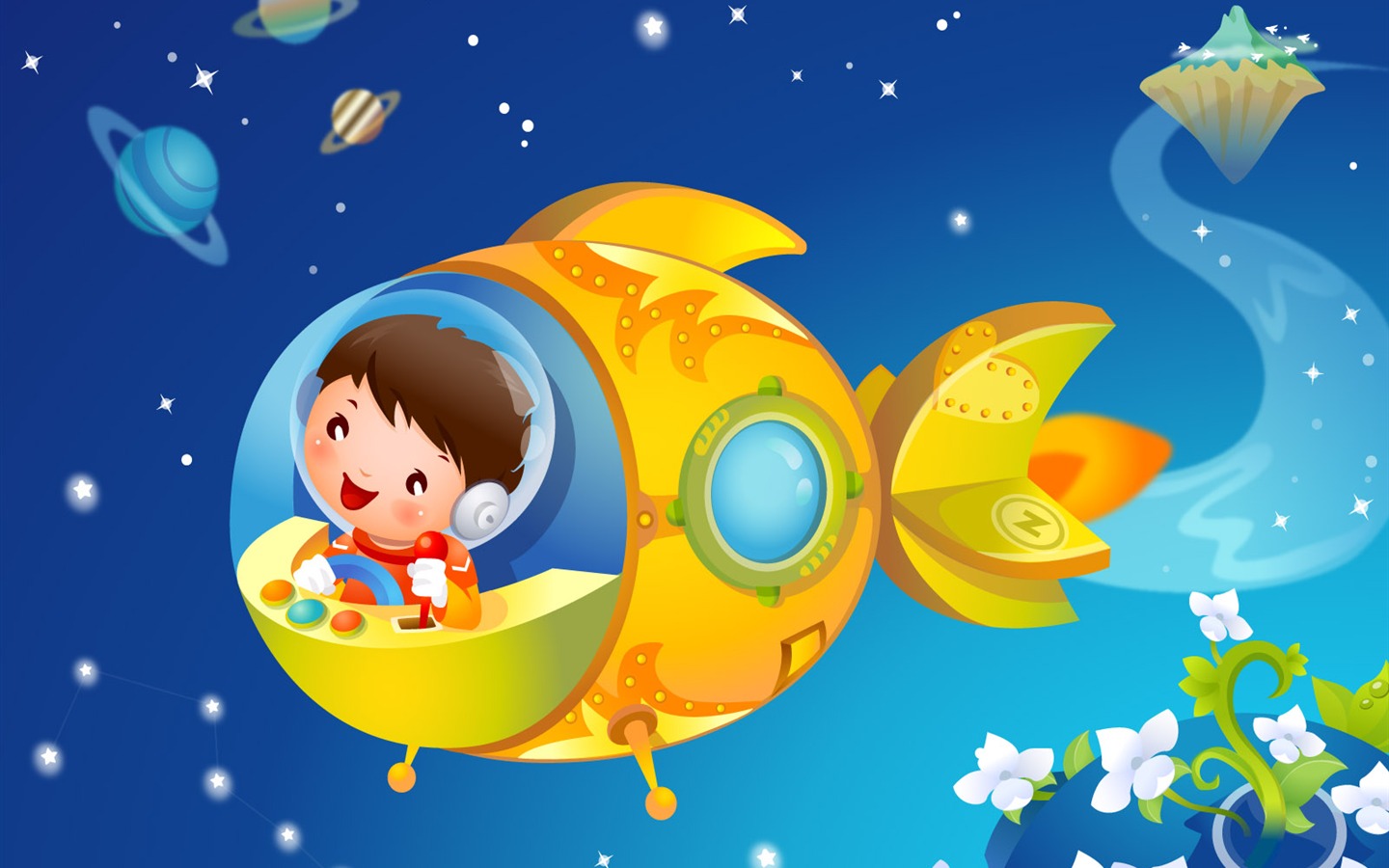 卡通夢幻童年壁紙(二) #19 - 1440x900