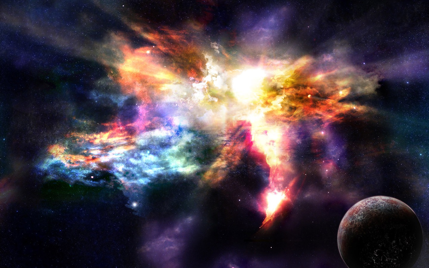 Unendlichen Universums, das schöne Star Wallpaper #28 - 1440x900