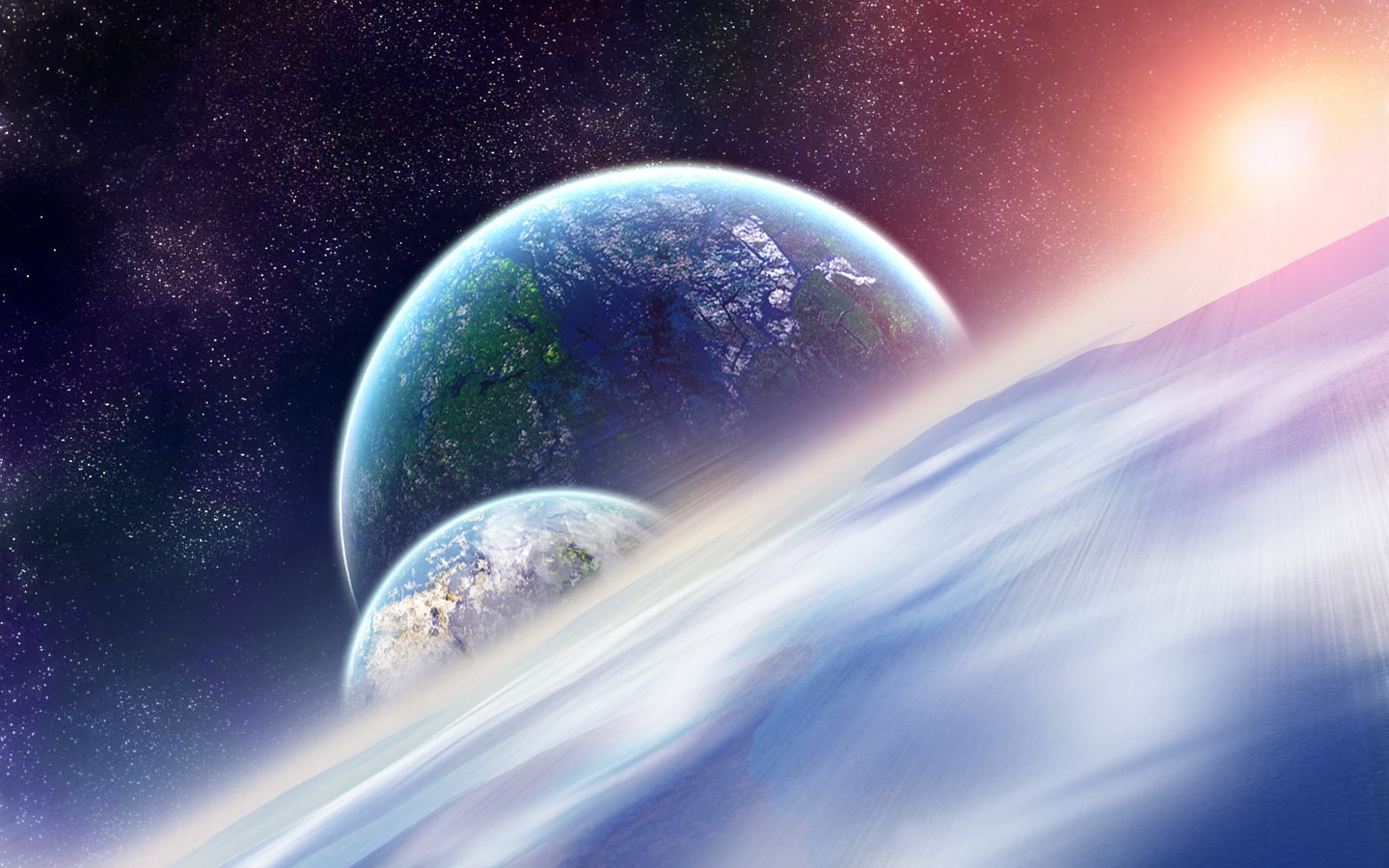 Unendlichen Universums, das schöne Star Wallpaper #40 - 1440x900