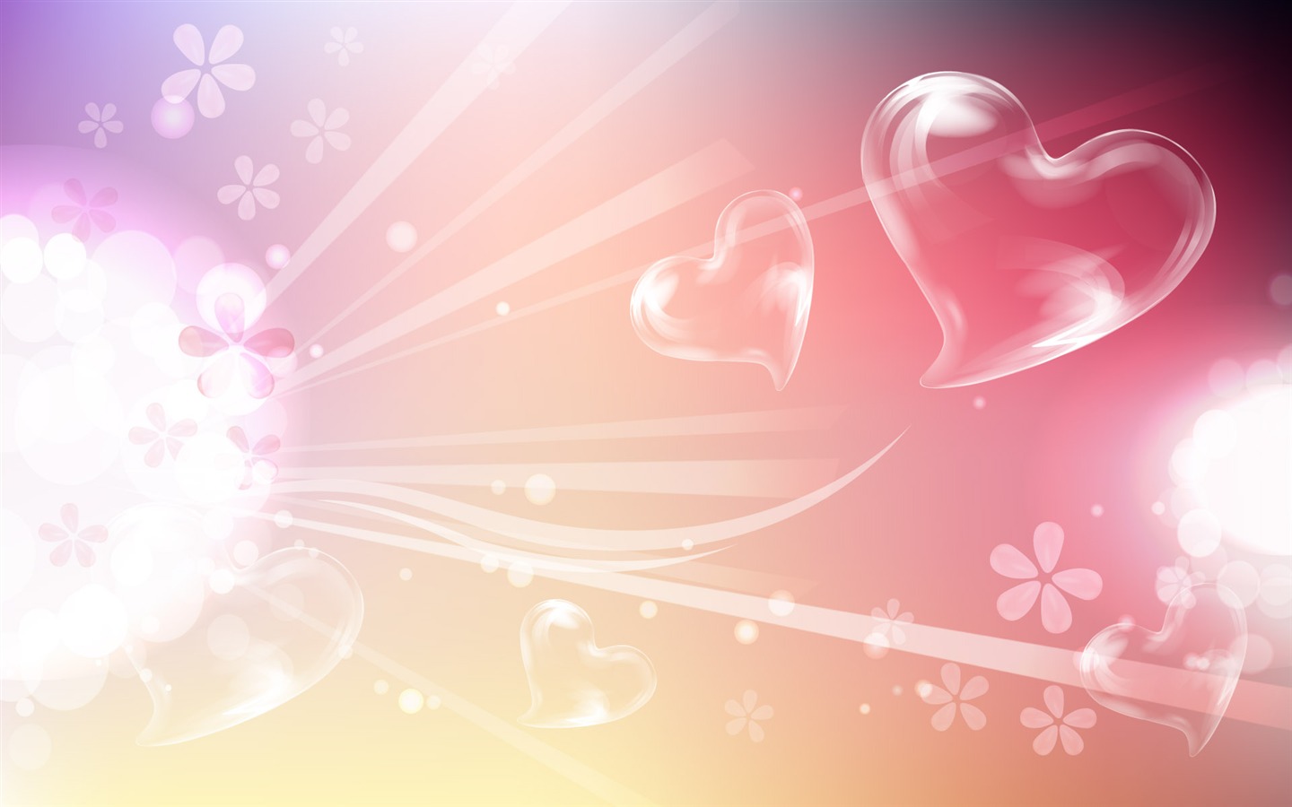 Valentýna Tapety na plochu láska Téma (2) #3 - 1440x900