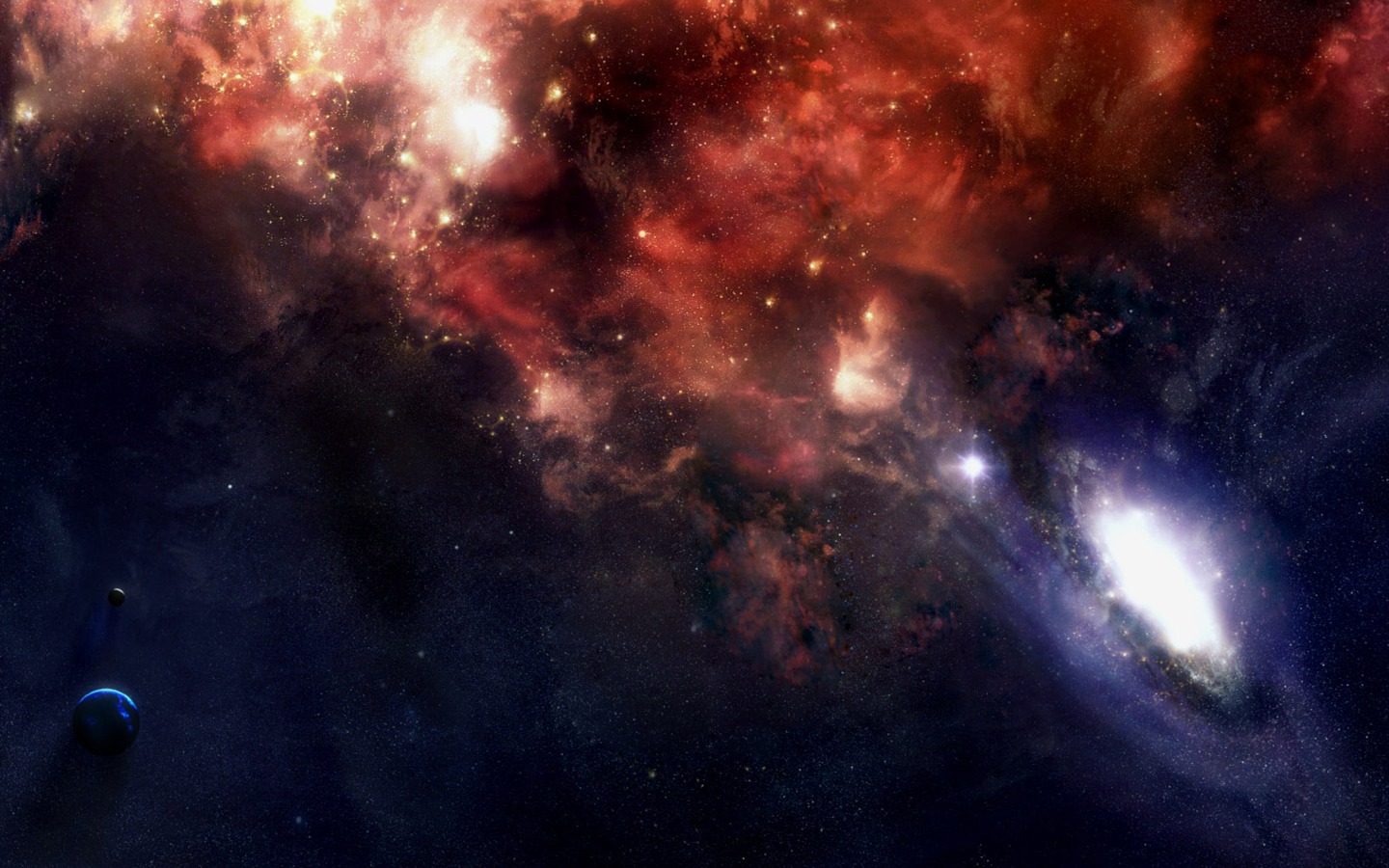 无限遐思 3d星空专辑壁纸 #19 - 1440x900