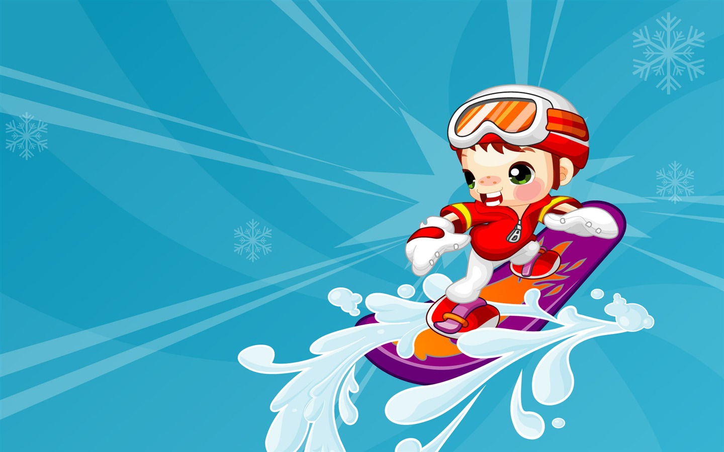 Vector Cartoon Child Wallpaper (1) #6 - 1440x900