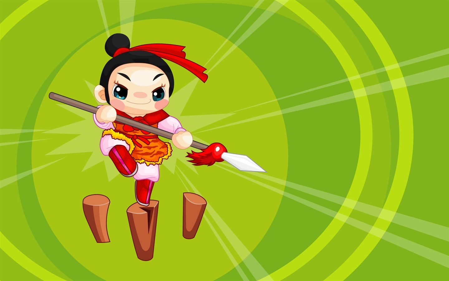 Vector Cartoon Child Wallpaper (2) #9 - 1440x900