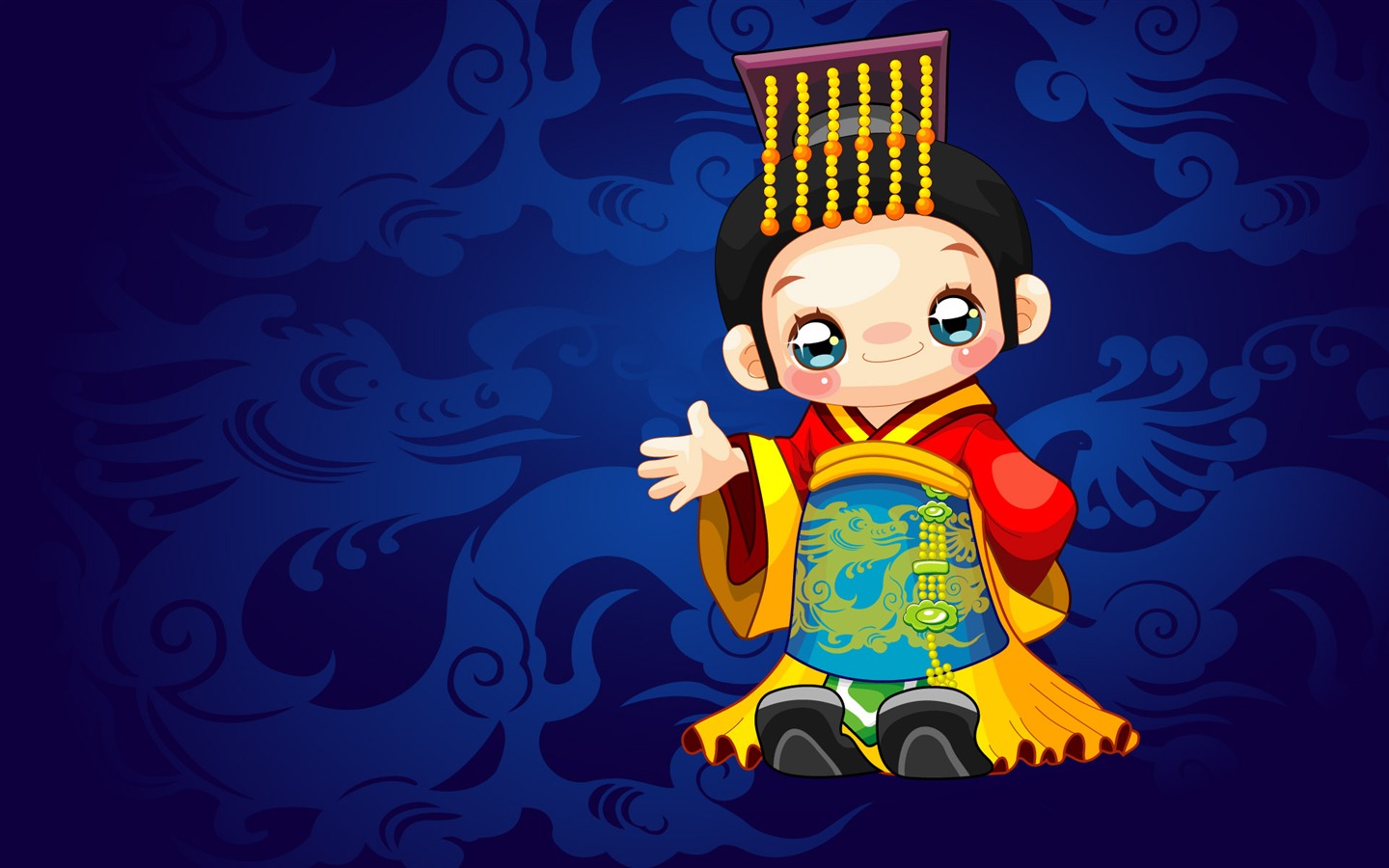 Vector Cartoon Child Wallpaper (2) #10 - 1440x900