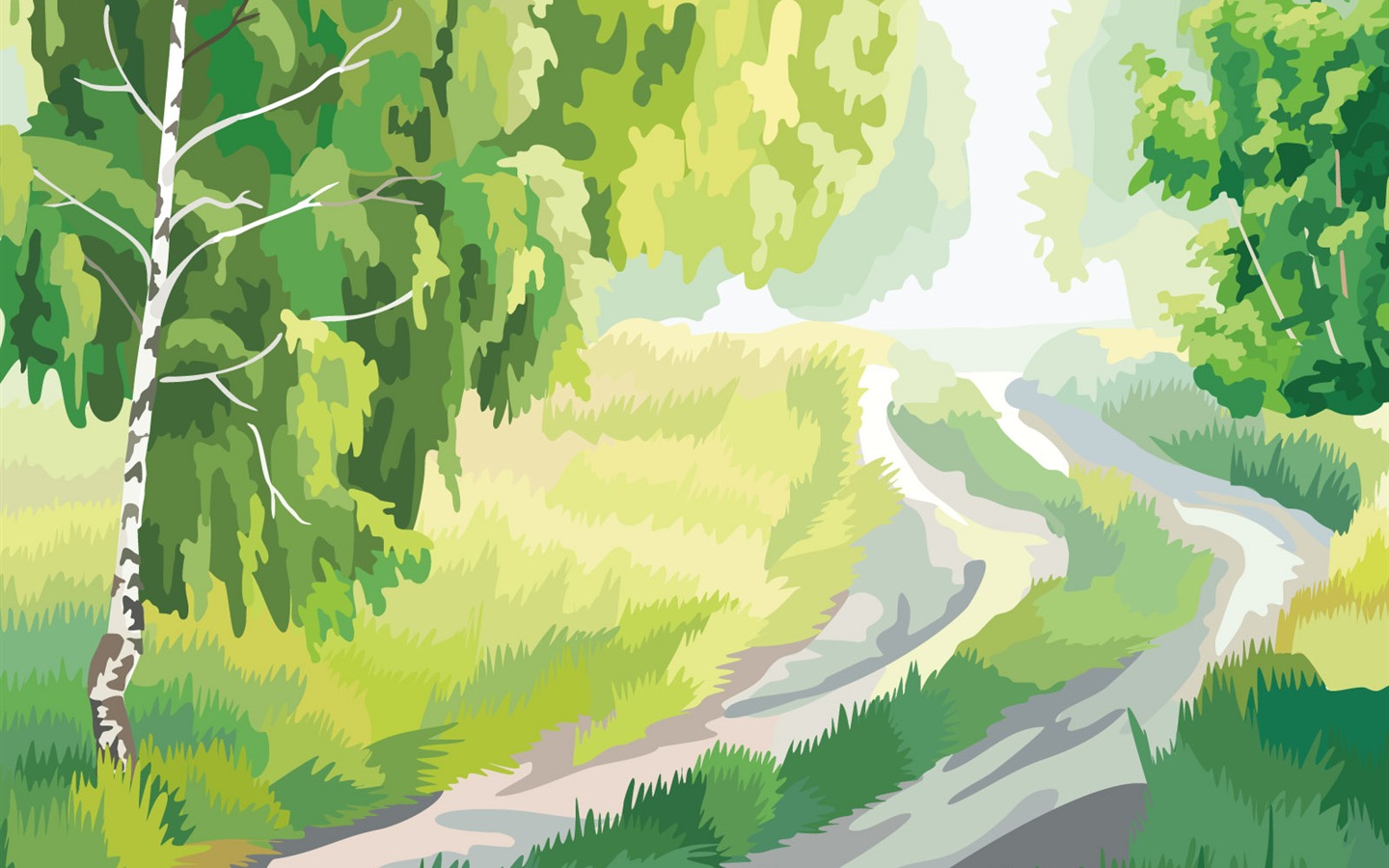 Vector Scenery Bilder (2) #5 - 1440x900