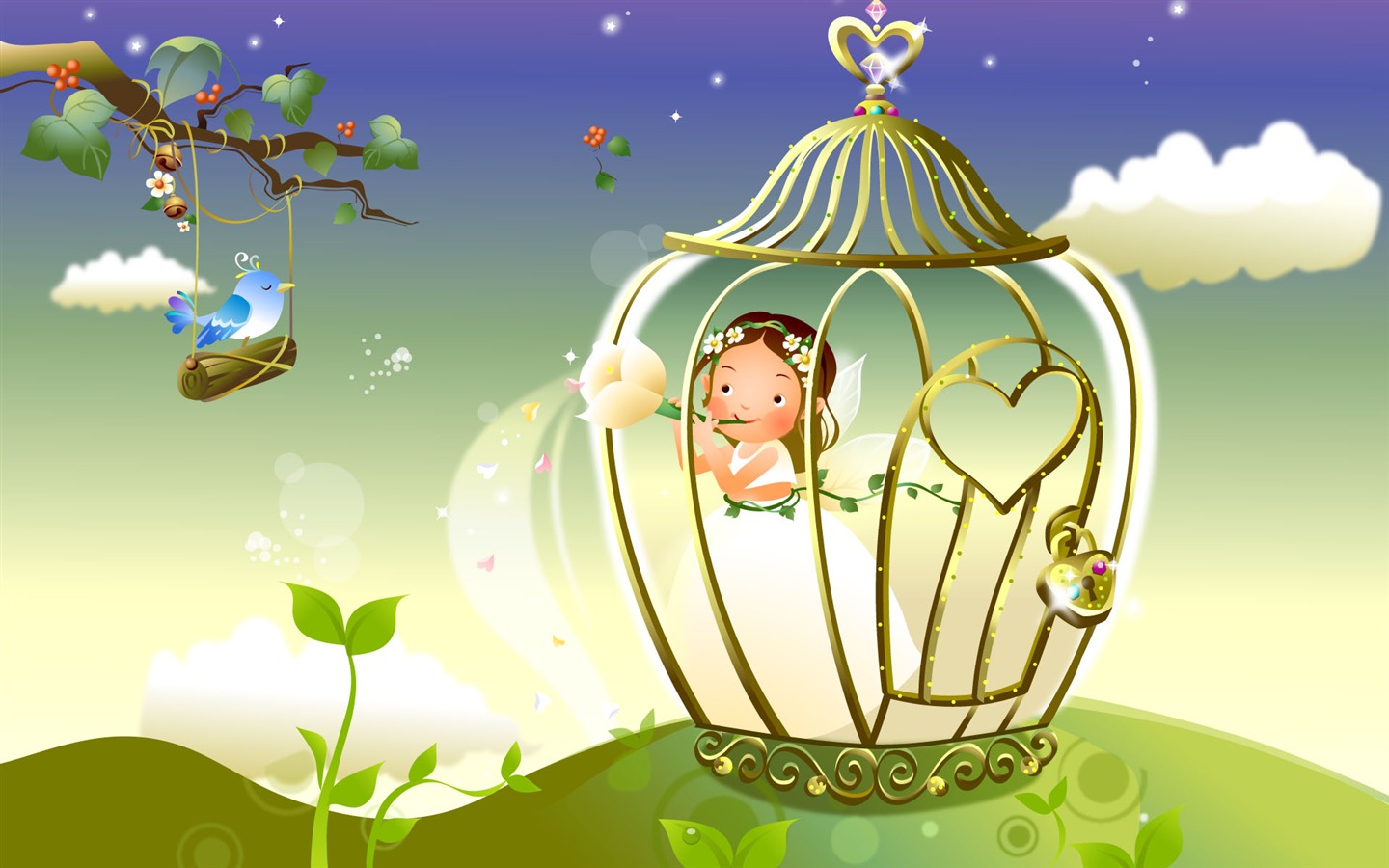 矢量童話壁紙(一) #20 - 1440x900
