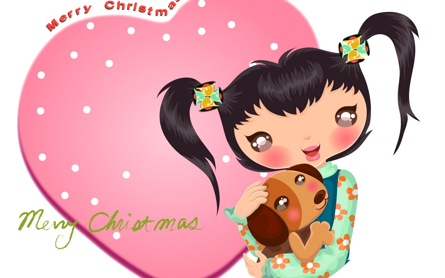 Vector Christmas wallpapers (2) #6 - 1440x900