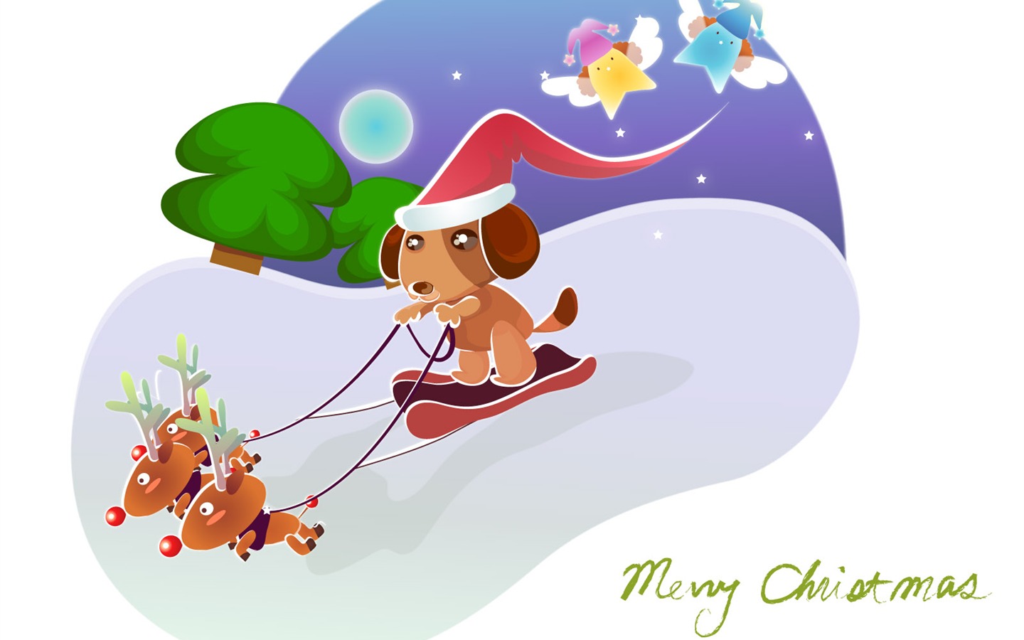 Vectorial de fondos de pantalla de Navidad (2) #15 - 1440x900