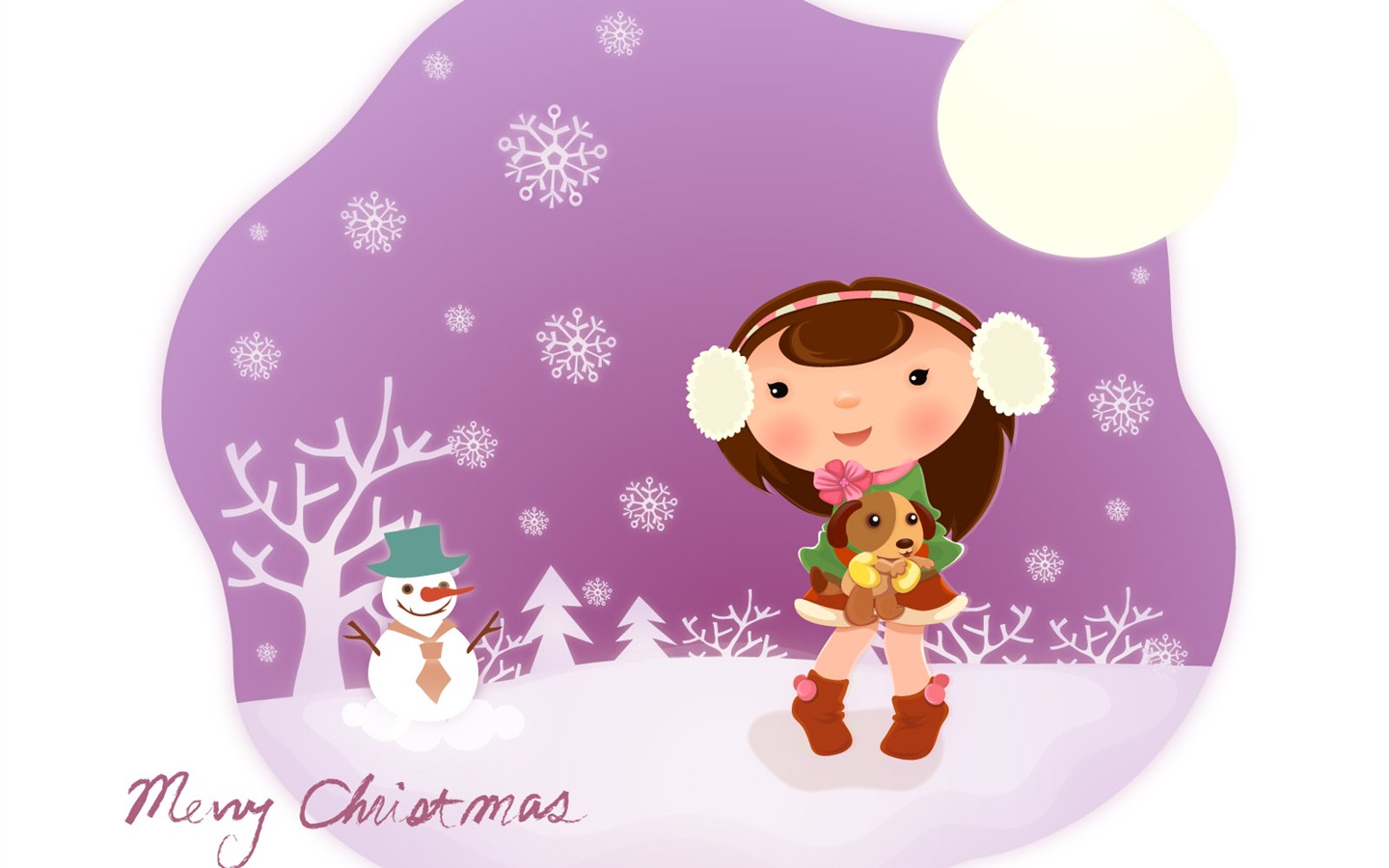 Vectorial de fondos de pantalla de Navidad (2) #16 - 1440x900