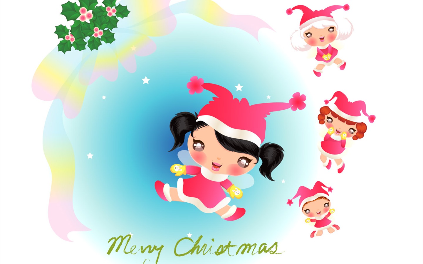 Vectorial de fondos de pantalla de Navidad (2) #20 - 1440x900