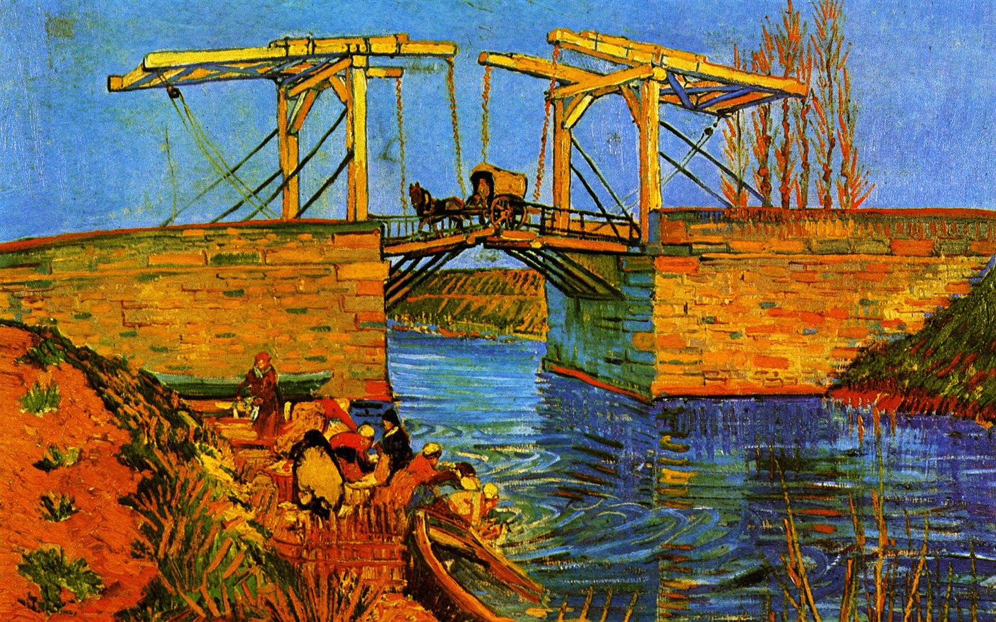 Vincent Van Gogh malování tapety (1) #10 - 1440x900