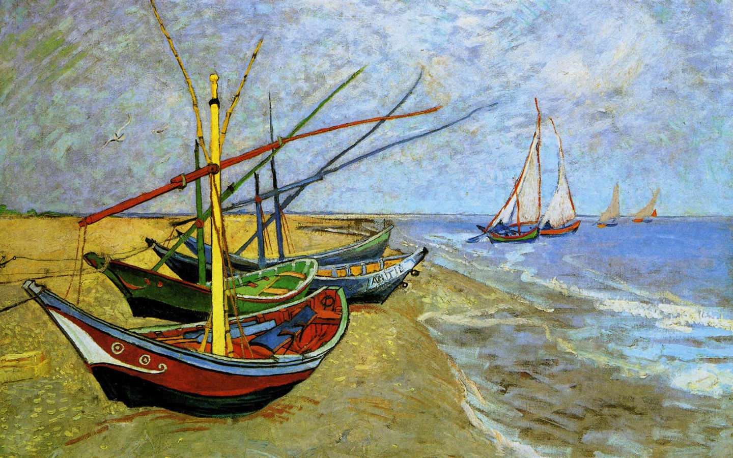 Vincent Van Gogh malování tapety (1) #18 - 1440x900