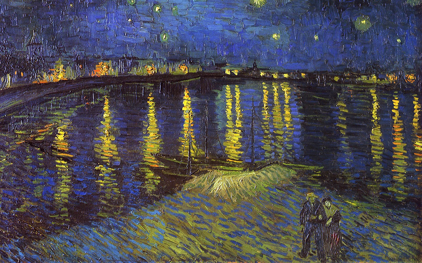 Vincent Van Gogh malování tapety (1) #20 - 1440x900
