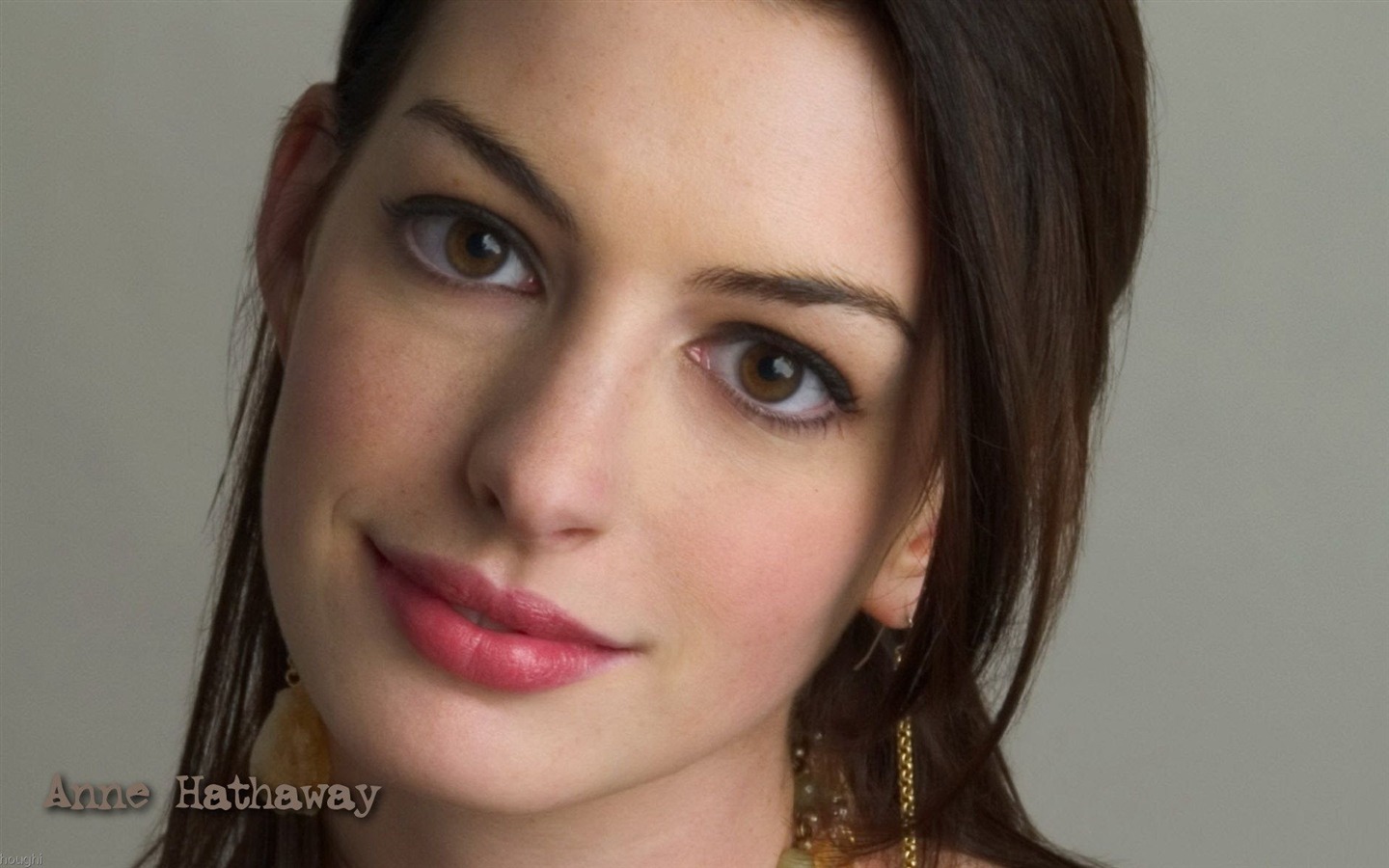 Anne Hathaway krásnou tapetu #12 - 1440x900