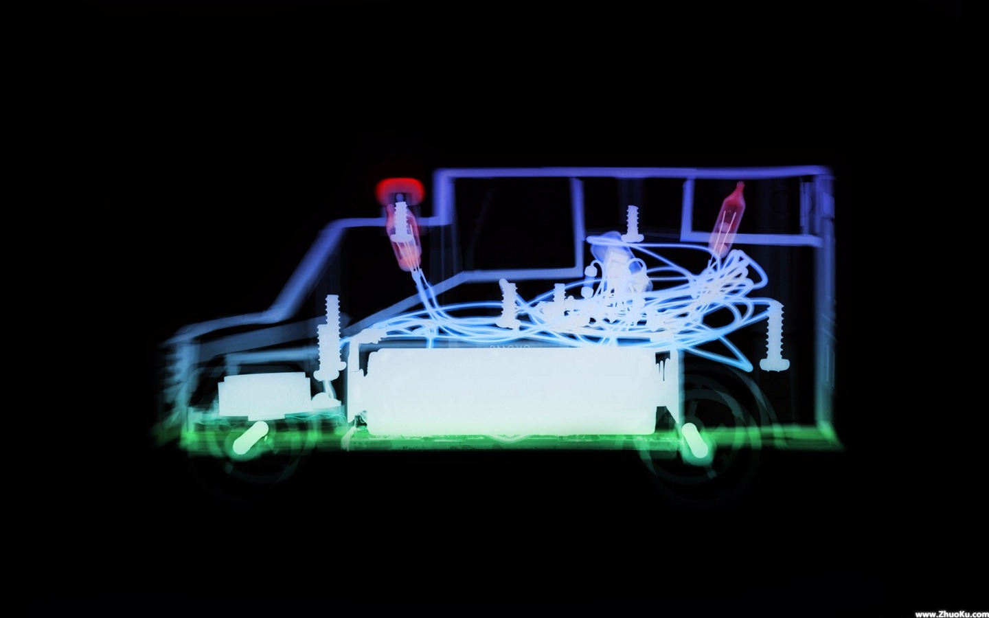 výhledu fluorescence širokoúhlý Tapeta #14 - 1440x900