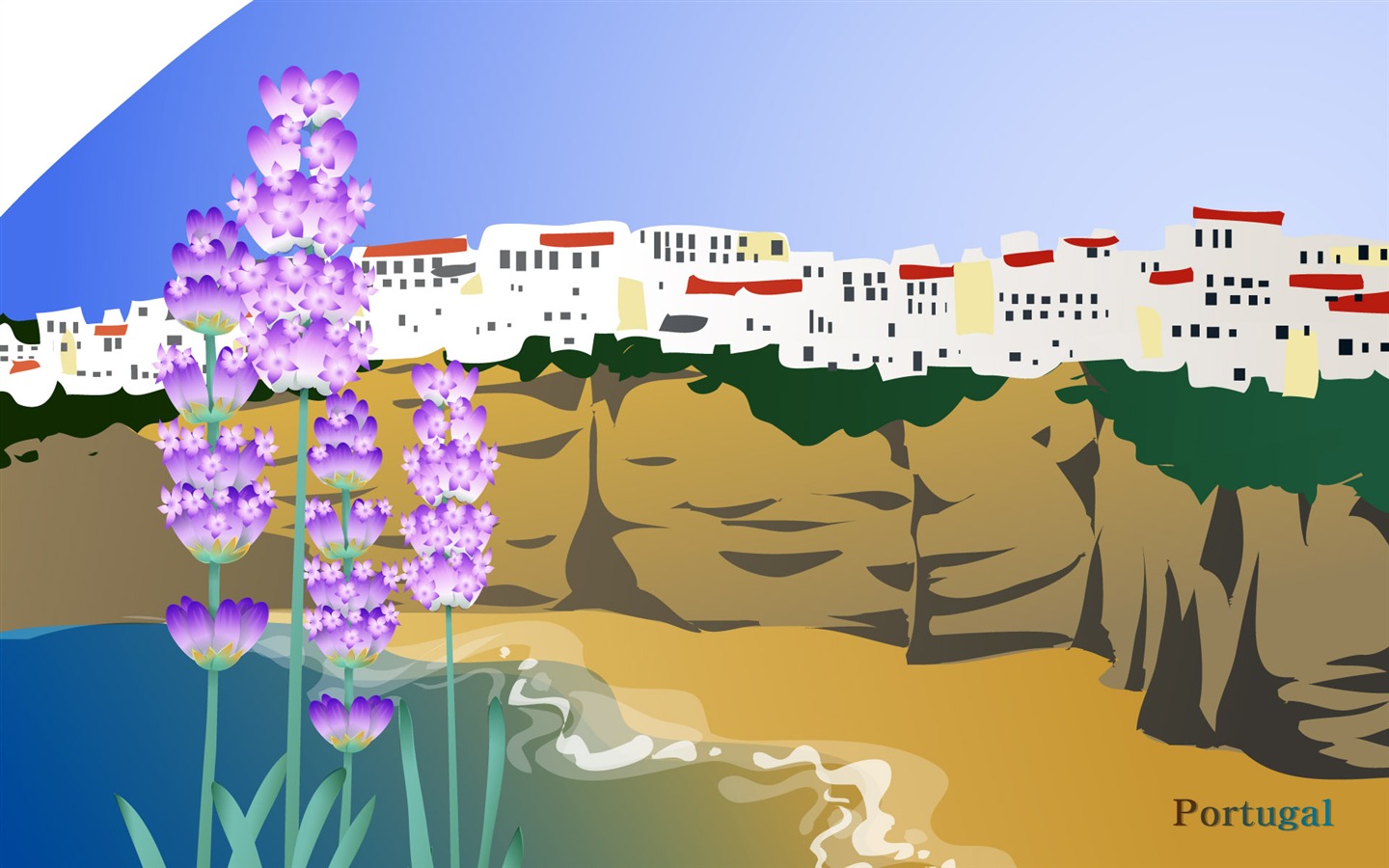 國家與鮮花 壁紙(二) #12 - 1440x900