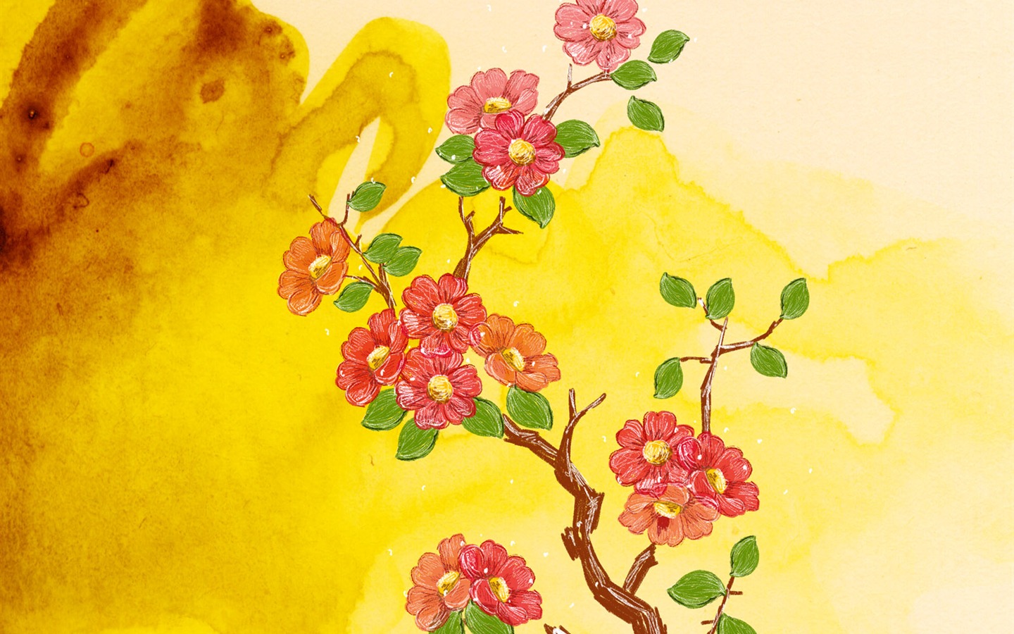 合成花卉 壁纸(二)7 - 1440x900