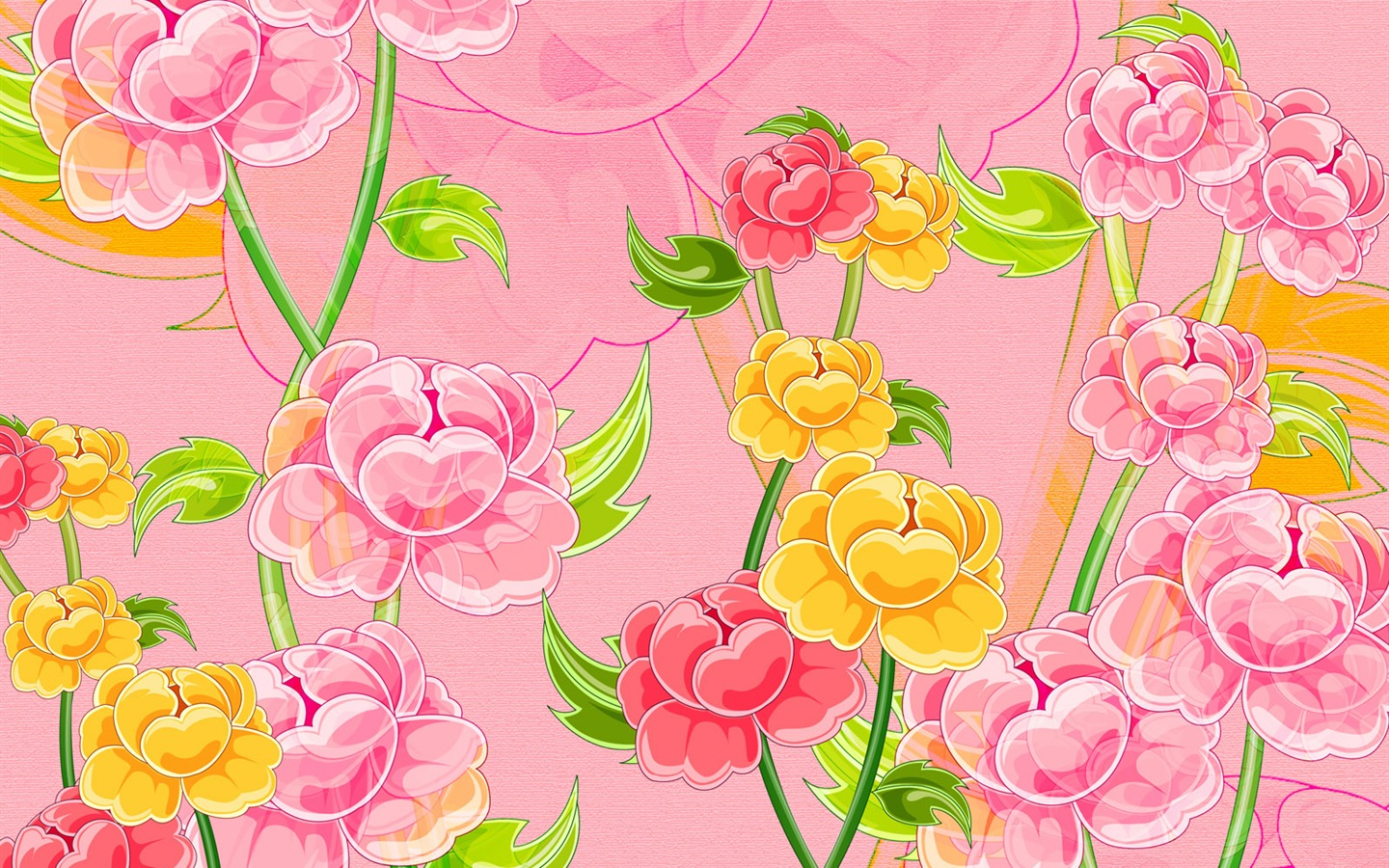 合成花卉 壁纸(二)16 - 1440x900