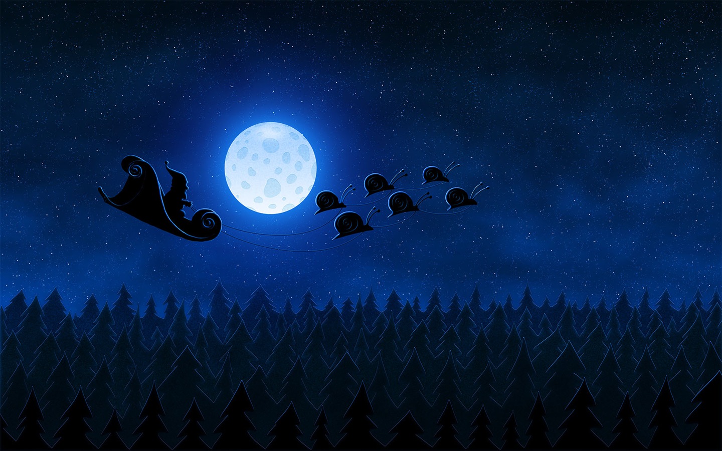 Vlads moon téma wallpaper #5 - 1440x900