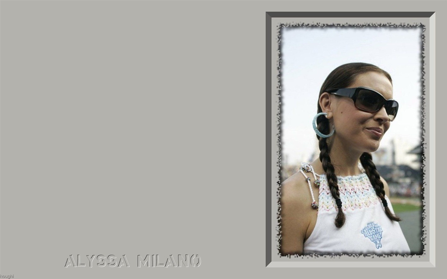 Alyssa Milano krásnou tapetu #10 - 1440x900