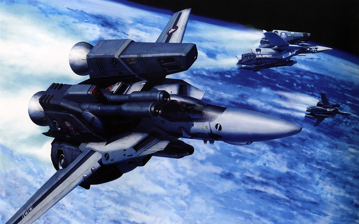 Fond d'écran de combat Macross (2) #3 - 1440x900