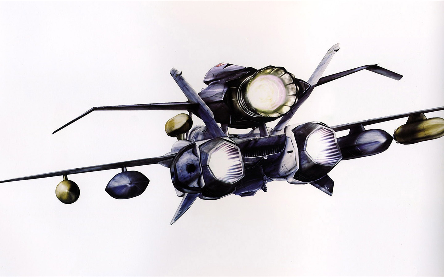 超時空要塞マクロスの戦闘機の壁紙(1) #11 - 1440x900