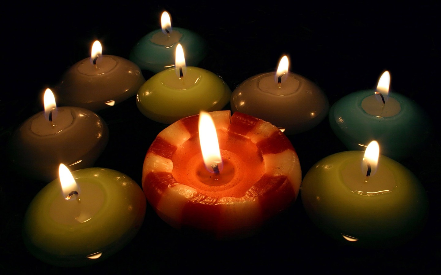 Luz de las velas fondo de pantalla (1) #14 - 1440x900