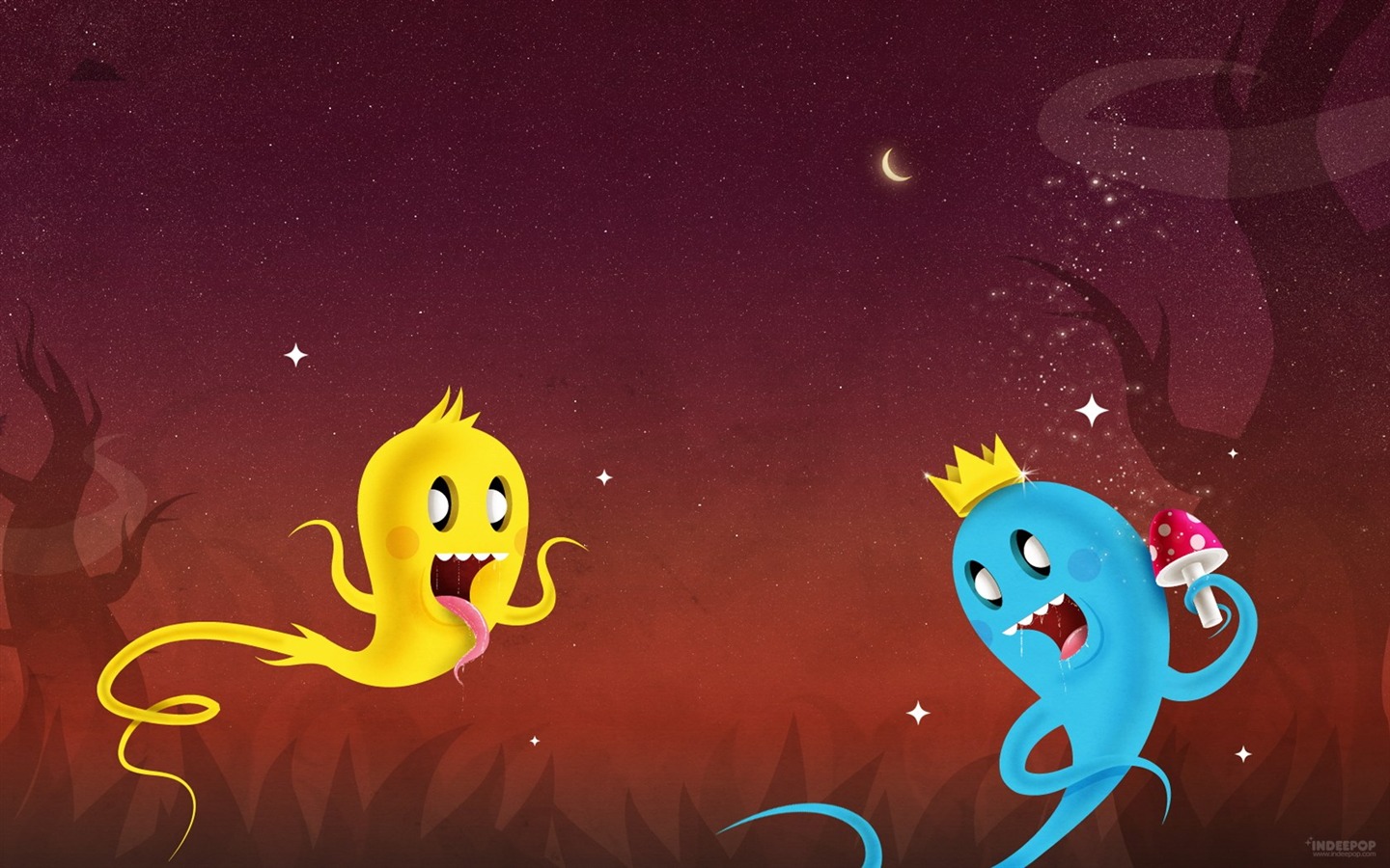 Indeepop kreativní tapety ilustrace design #2 - 1440x900