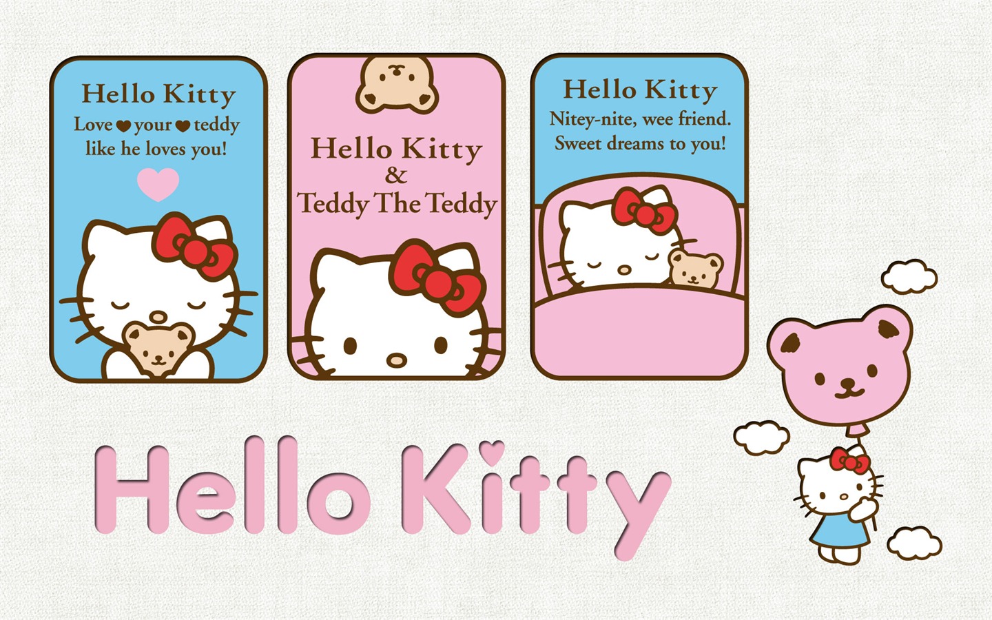 Fond d'écran HelloKitty (1) #7 - 1440x900
