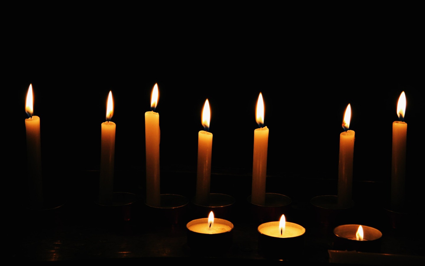 Fondos de escritorio de luz de las velas (4) #5 - 1440x900