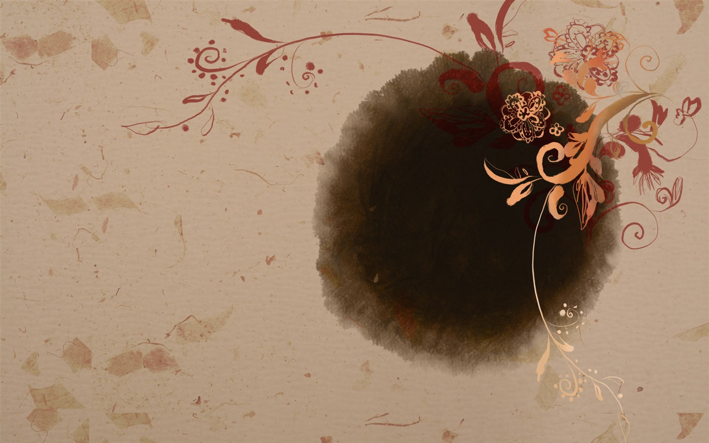 靈氣墨染新年壁紙 #4 - 1440x900